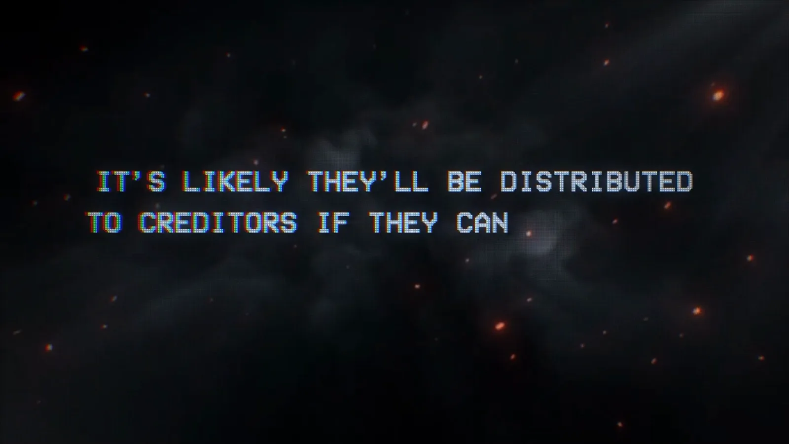 Caption stating recovered Bitfinex coins will likely be distributed to creditors who can prove their losses from the 2016 hack Caption stating recovered Bitfinex coins will likely be distributed to creditors who can prove their losses from the 2016 hack
