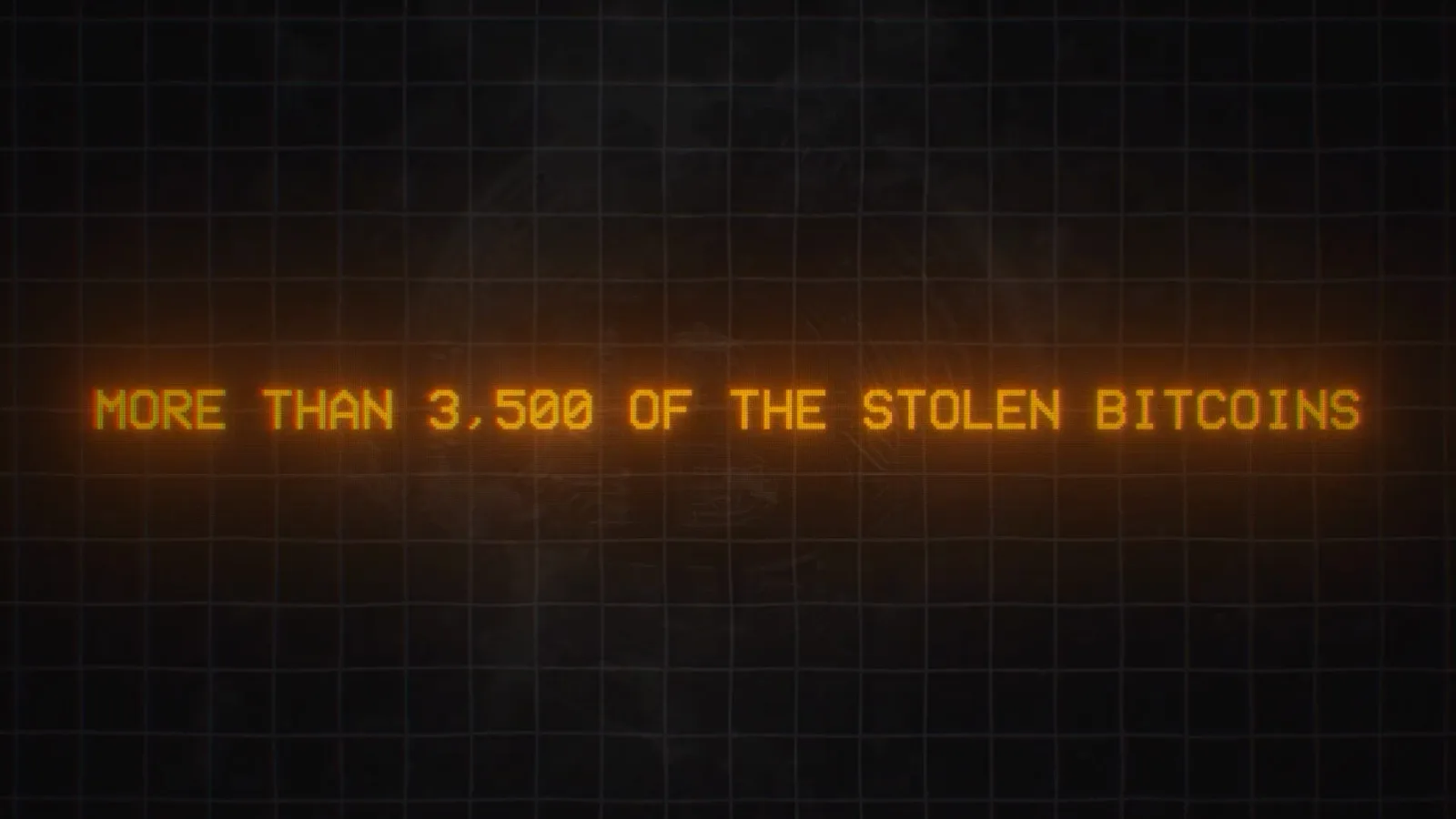 Neon caption stating more than 3,500 of the stolen bitcoins moved, the transfers that reignited the Bitfinex investigation in 2021 Neon caption stating more than 3,500 of the stolen bitcoins moved, the transfers that reignited the Bitfinex investigation in 2021