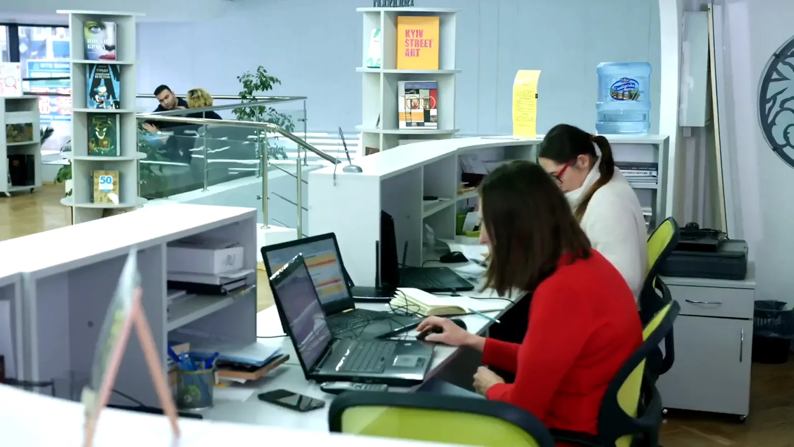 Startup office with developers still working at their desks through the 2018 bear market, keeping the infrastructure alive Startup office with developers still working at their desks through the 2018 bear market, keeping the infrastructure alive