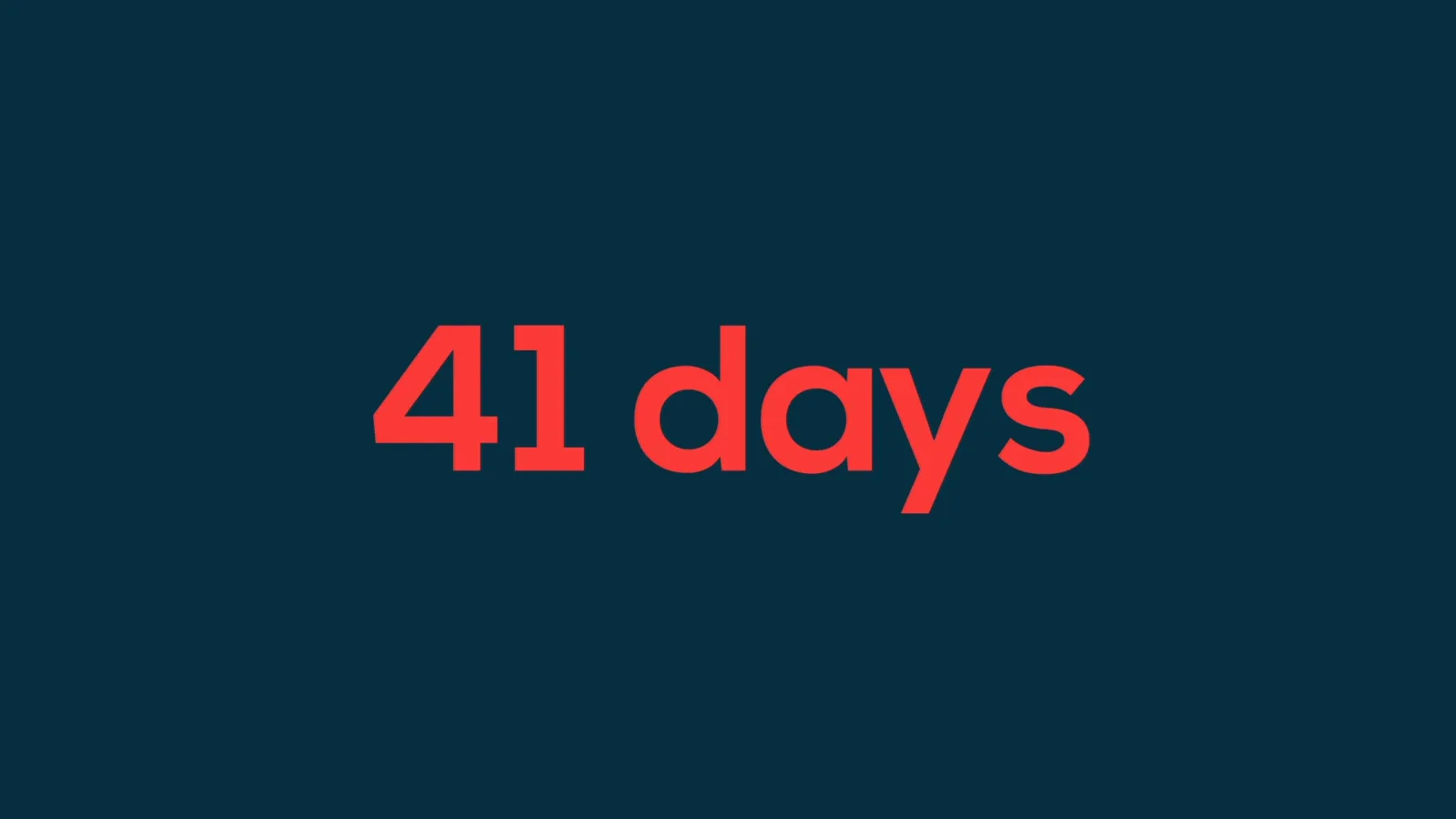 Red 41 days countdown on a dark background, the timelock before the DAO hacker could cash out the stolen ether Red 41 days countdown on a dark background, the timelock before the DAO hacker could cash out the stolen ether